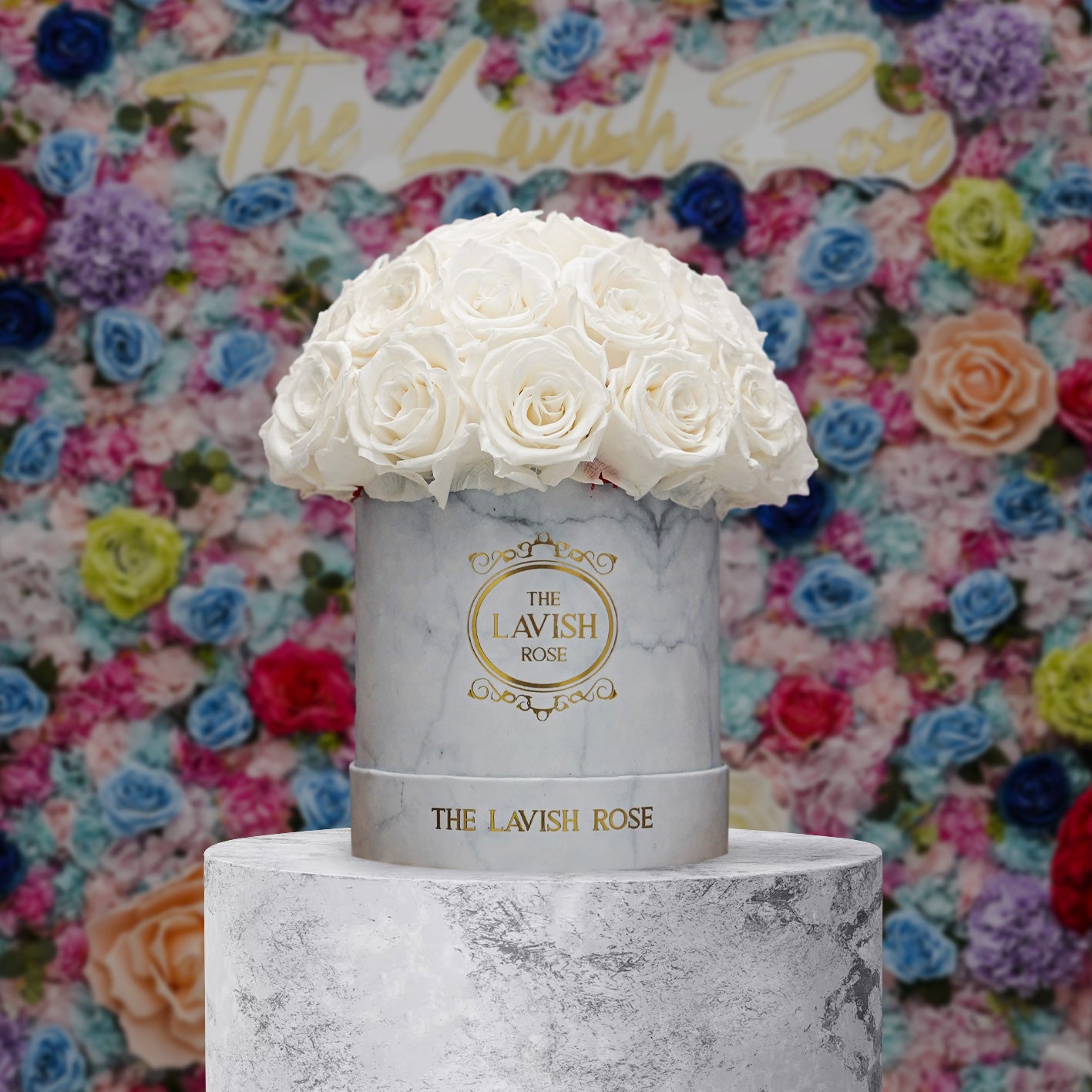 White in White Marble Box